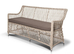 Диван из искусственного ротанга Латте beige 4sis