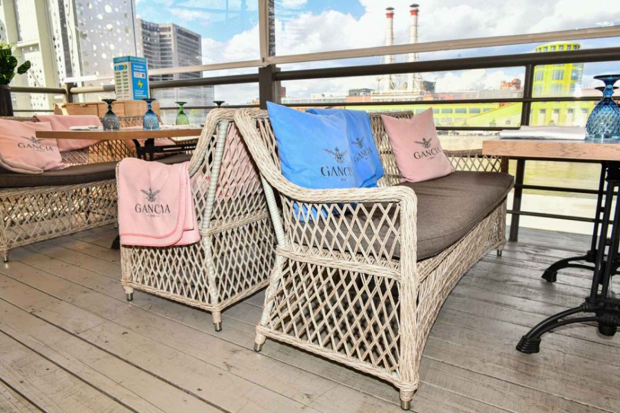 Диван из искусственного ротанга Латте beige 4sis