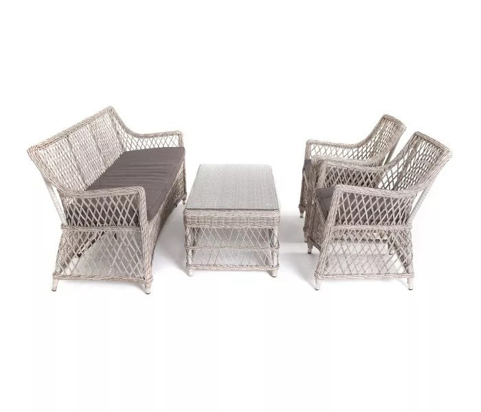 Диван из искусственного ротанга Латте beige 4sis