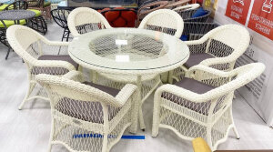 Комплект SEVILLA обеденный слоновая кость Aiko