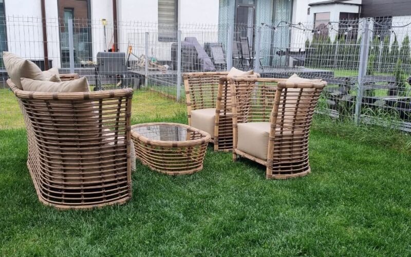 Кофейный столик Бамбук Rotang Lux