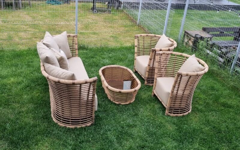 Кофейный столик Бамбук Rotang Lux