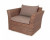 Кресло из искусственного ротанга Капучино Brown 4sis