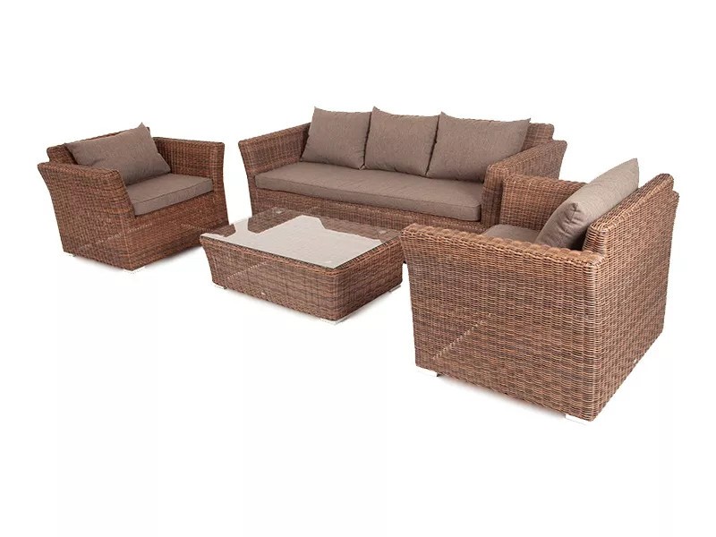 Кресло из искусственного ротанга Капучино Brown 4sis