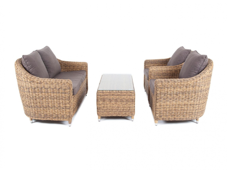 Лаунж зона Кон Панна гиацинт соломенный 4sis