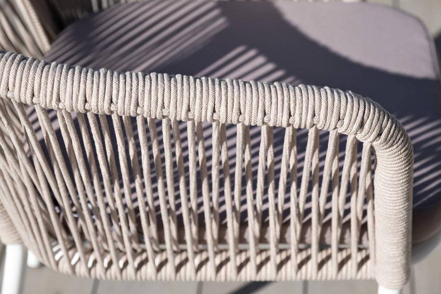 Обеденная группа Малага на 6 персоны со стульями Марсель бежевый 4sis