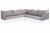 Угловой модульный диван Канны светло-серый 4sis