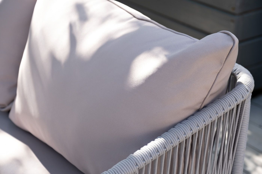 Угловой модульный диван Канны светло-серый 4sis