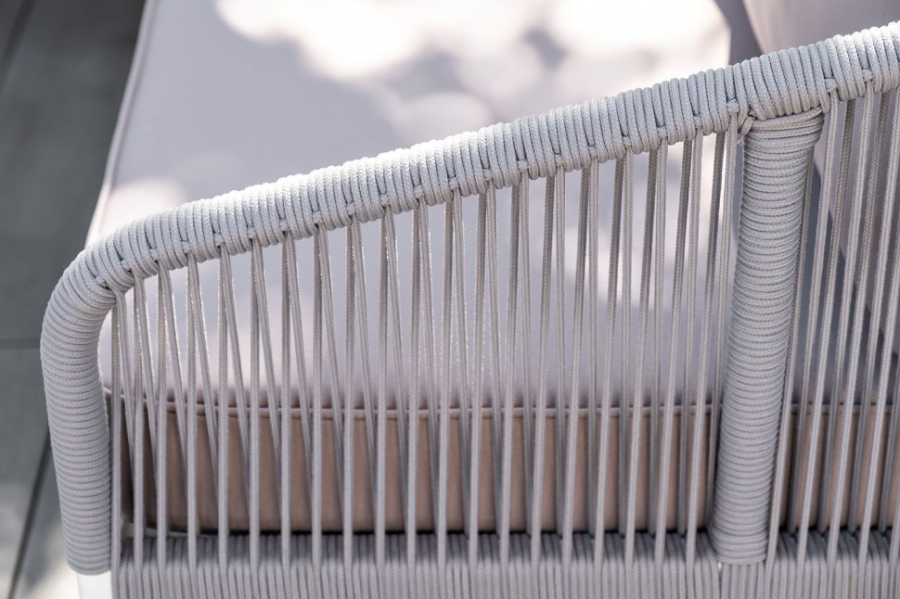 Угловой модульный диван Канны светло-серый 4sis