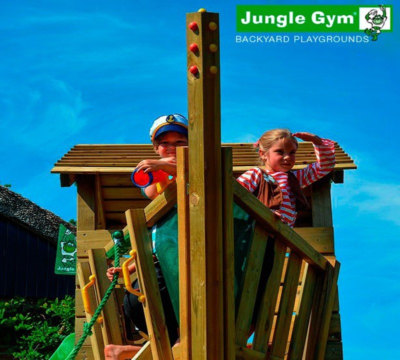 Игровой комплекс Jungle Cottage+Boat Module