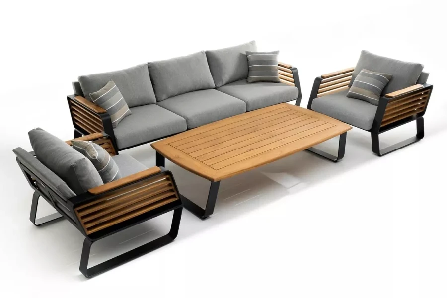 Кофейный стол Aura, темный графит Joygarden