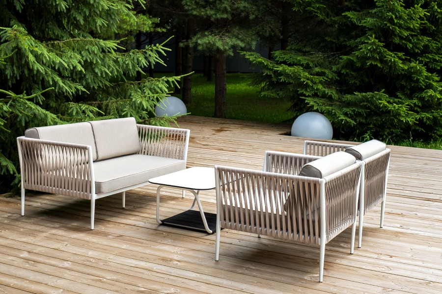 Лаунж-зона 4-местная Касабланка роуп бежевый 4sis