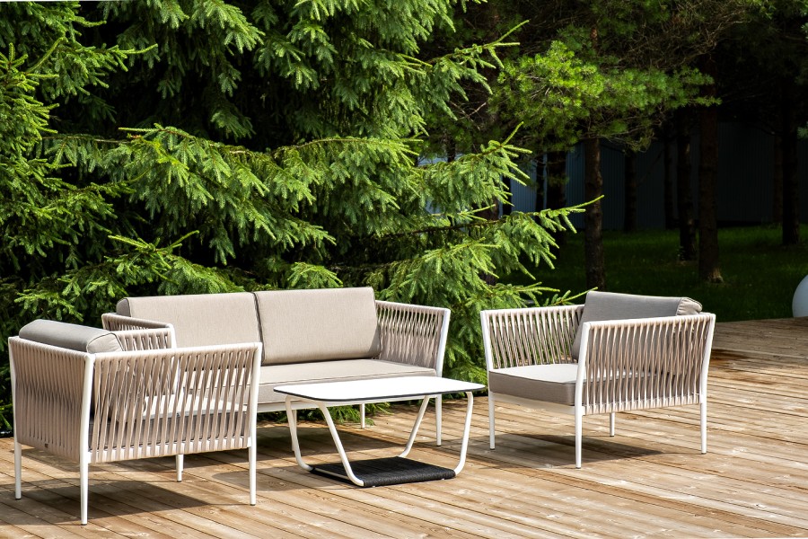 Лаунж-зона 4-местная Касабланка роуп бежевый 4sis