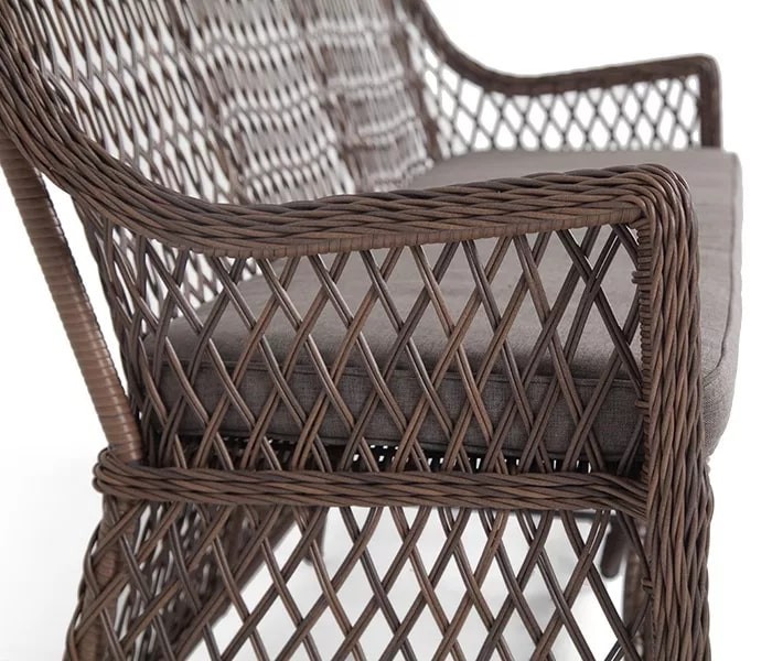 Диван из искусственного ротанга Латте Brown 4sis