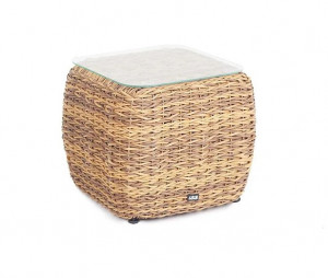 Кофейный столик Кальяри из искусственного ротанга гиацинт 4sis