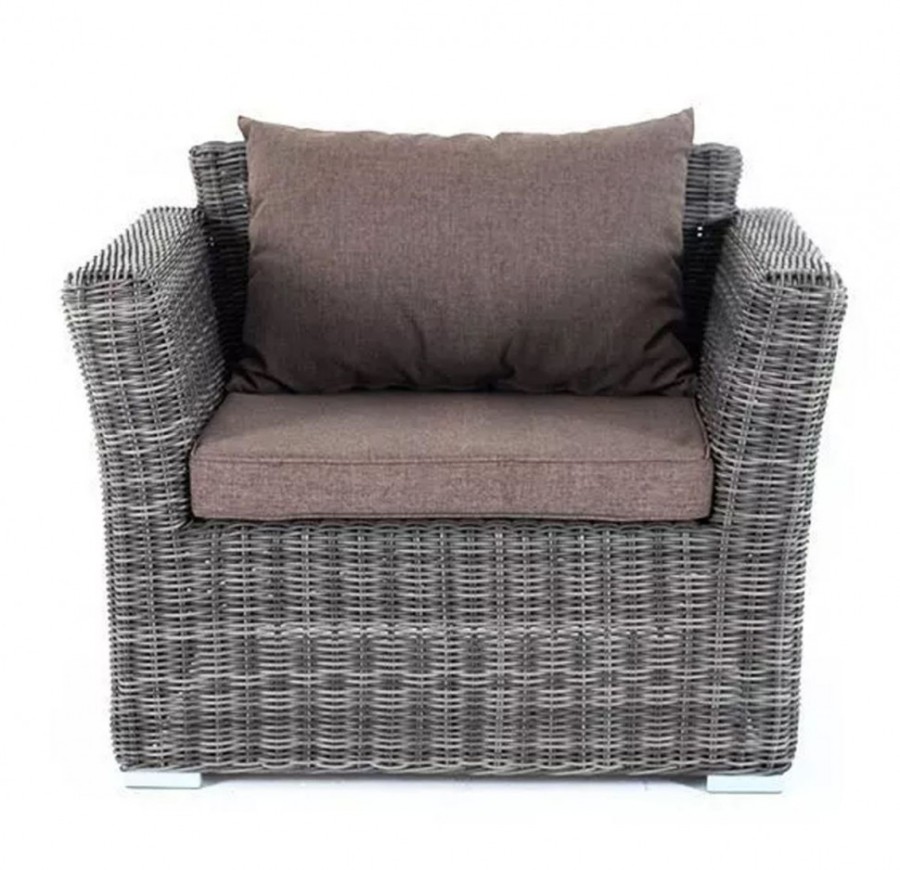 Кресло из искусственного ротанга Капучино Graphite 4sis