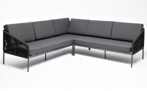 Угловой модульный диван Канны темно-серый 4sis