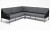Угловой модульный диван Канны темно-серый 4sis
