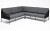 Угловой модульный диван Канны темно-серый 4sis