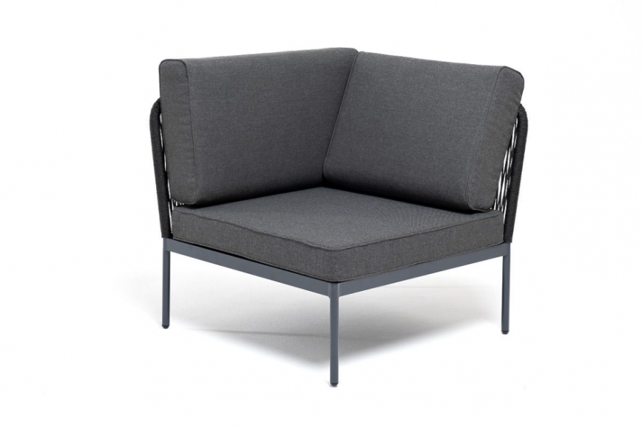 Угловой модульный диван Канны темно-серый 4sis