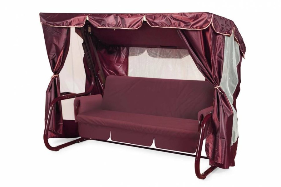 Садовые качели Торнадо LUX, бордо Garden