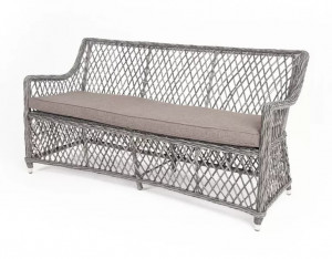 Диван из искусственного ротанга Латте Graphite 4sis