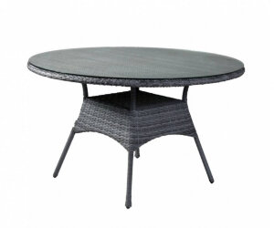 Стол круглый разборный серый 130 Aiko