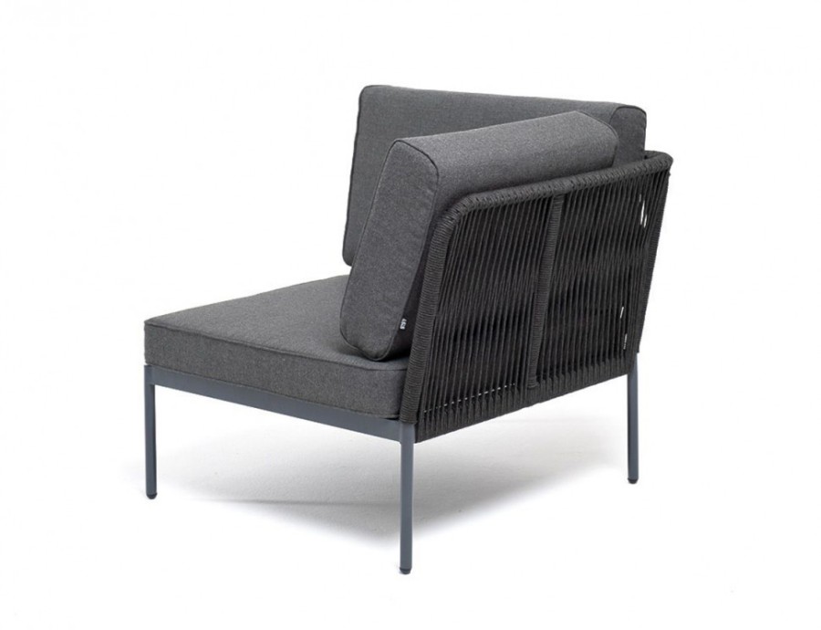 Диванный угловой модуль Канны темно-серый 4sis