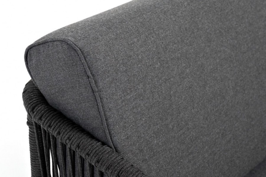 Диванный угловой модуль Канны темно-серый 4sis