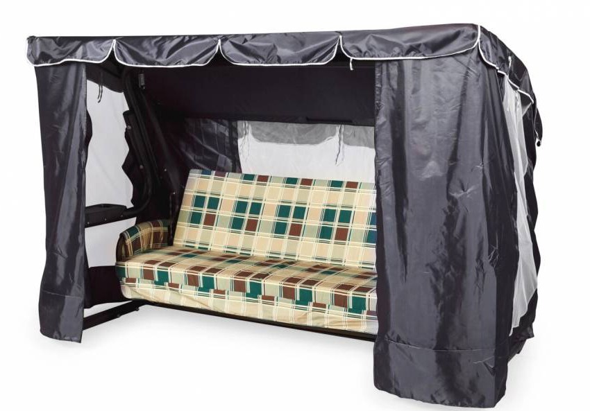 Садовые качели Торнадо LUX, графит Garden