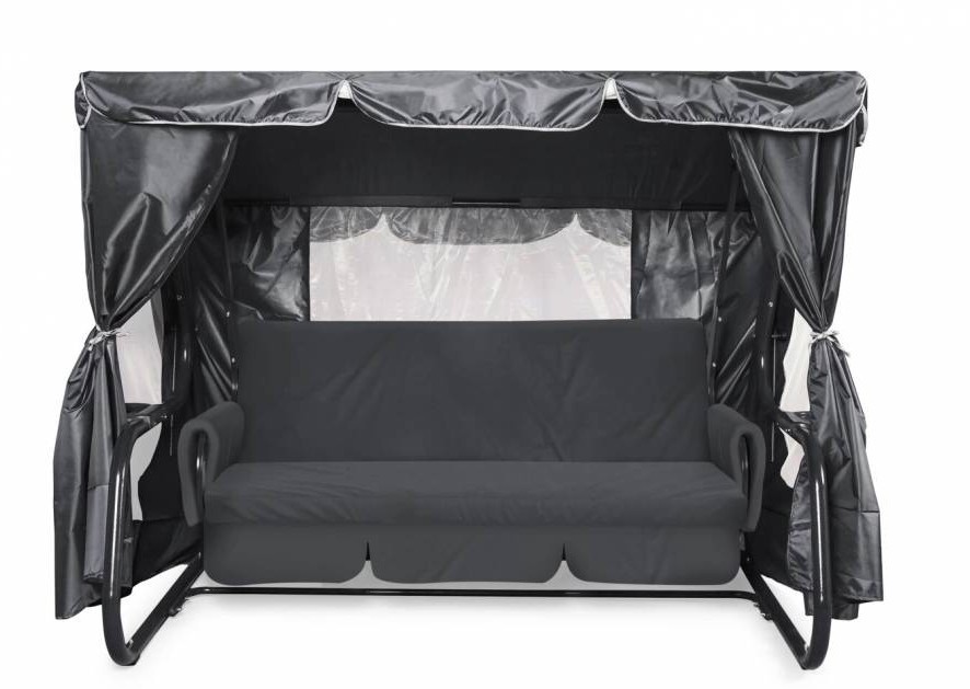 Садовые качели Торнадо LUX, графит Garden