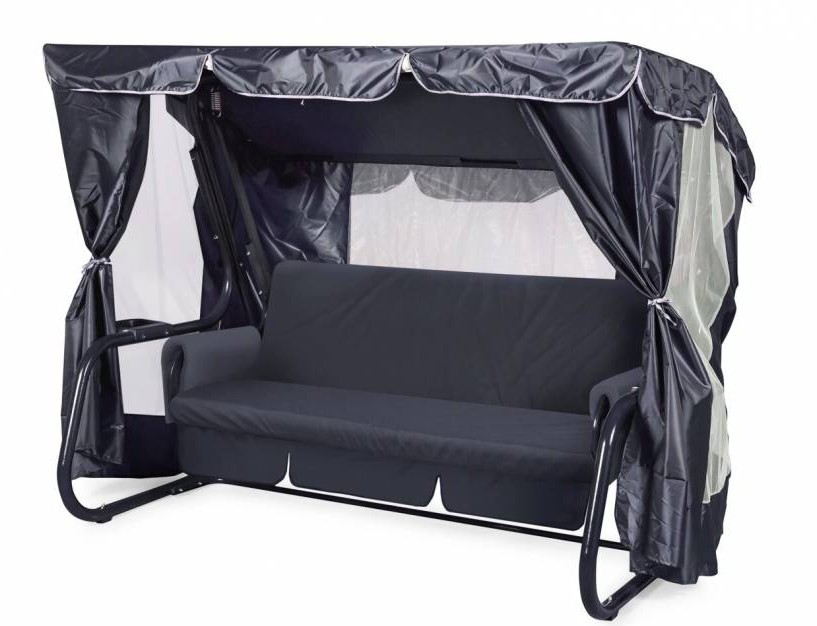 Садовые качели Торнадо LUX, графит Garden