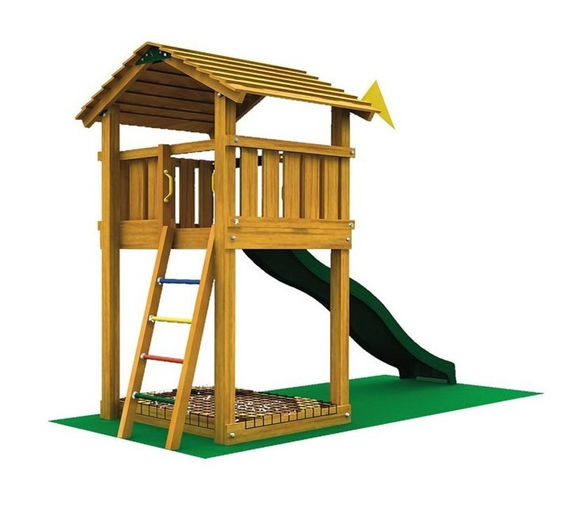 Игровой комплекс Jungle Cottage+Climb Module Xtra