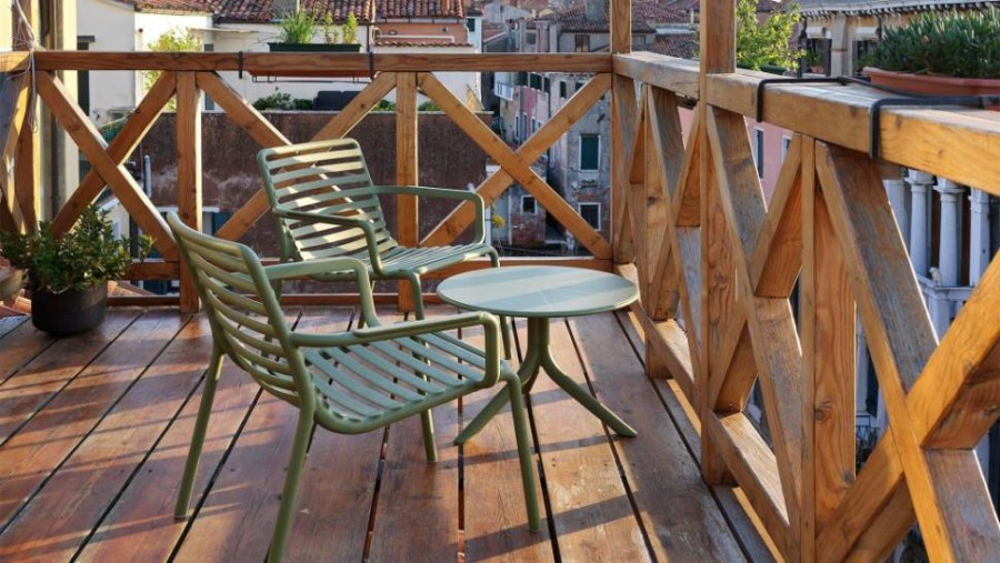 Лаунж-кресло пластиковое Doga Relax агава Nardi