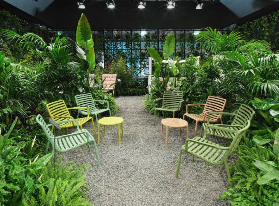 Лаунж-кресло пластиковое Doga Relax агава Nardi