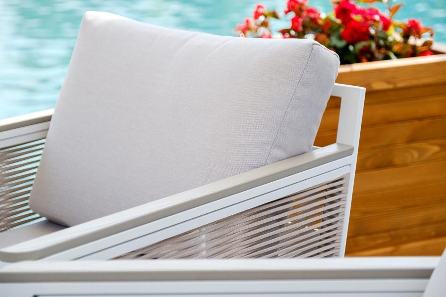 Кресло Сан Ремо из роупа бежевое 4sis