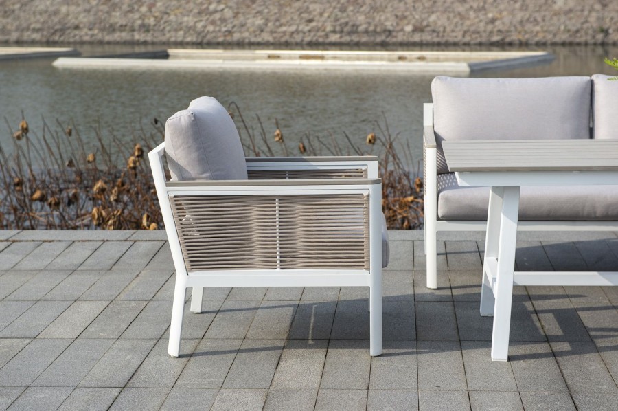 Кресло Сан Ремо из роупа бежевое 4sis