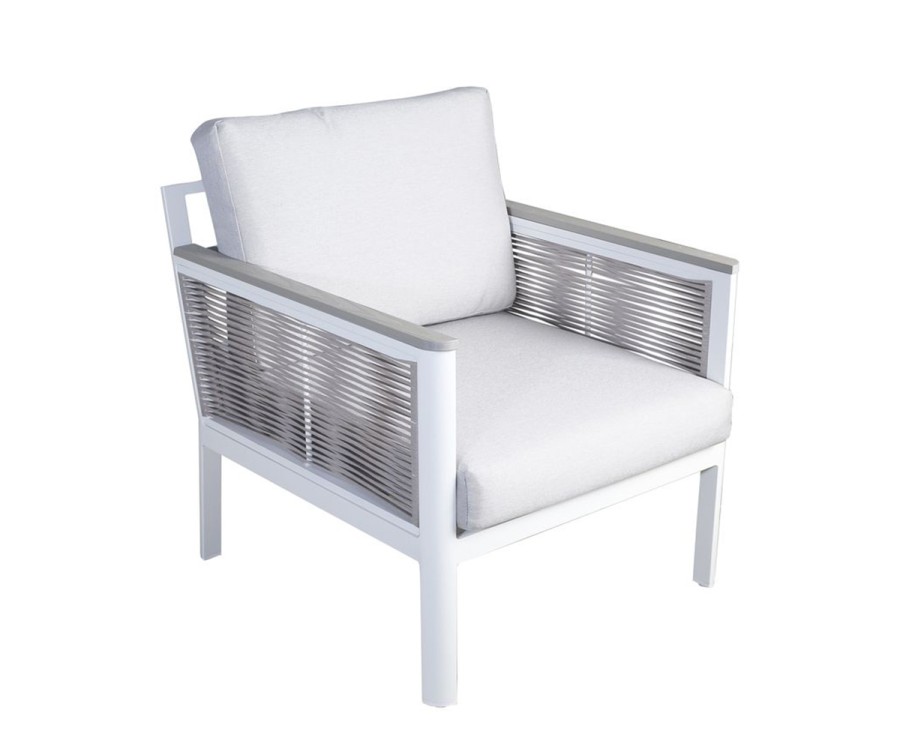 Кресло Сан Ремо из роупа бежевое 4sis