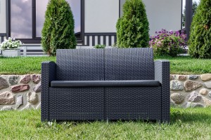 Диван 2-местный LANA графит Royal Family Диван 2-местный LANA графит Royal Family