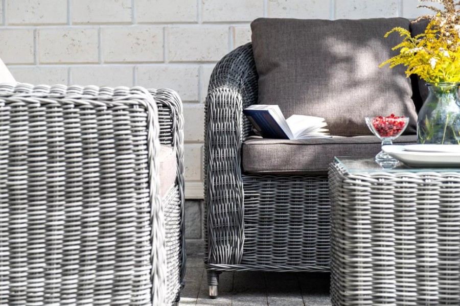 Лаунж зона Кон Панна серая 4sis