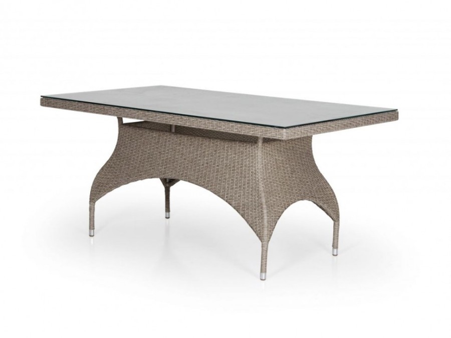 Плетеный стол Ninja beige 160 Brafab