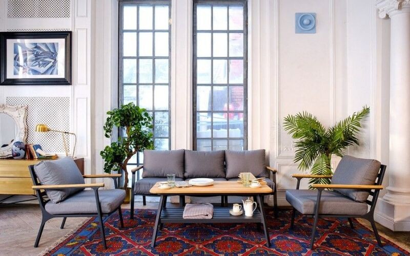 Диван 3-х местный Concorde темный графит Joygarden