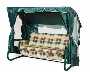 Садовые качели Торнадо Lux, зеленый Garden