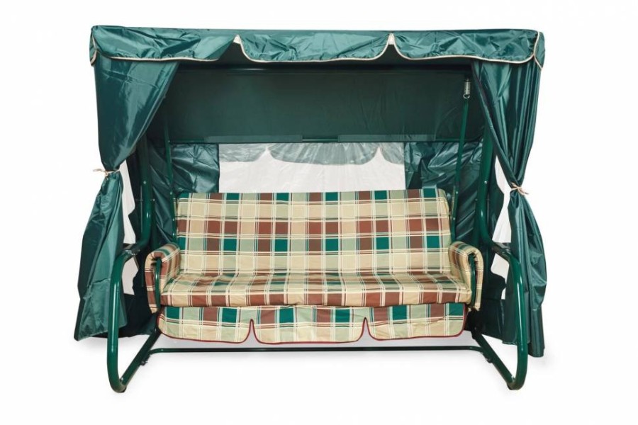 Садовые качели Торнадо Lux, зеленый Garden