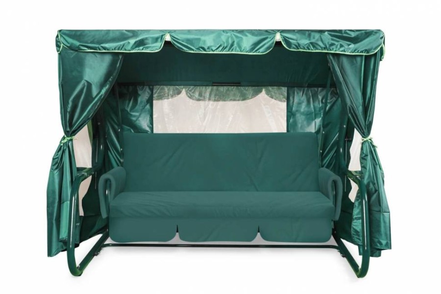 Садовые качели Торнадо Lux, зеленый Garden