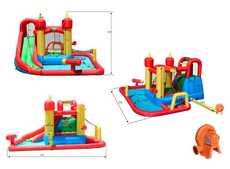 Батут Супер Скольжение 9016 Happy Hop