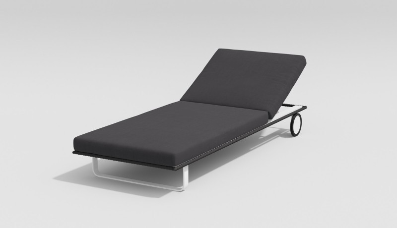 Шезлонг Hacienda белый атрацит Gardenini