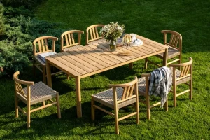 Обеденная группа из тика BUNGALOW Joygarden