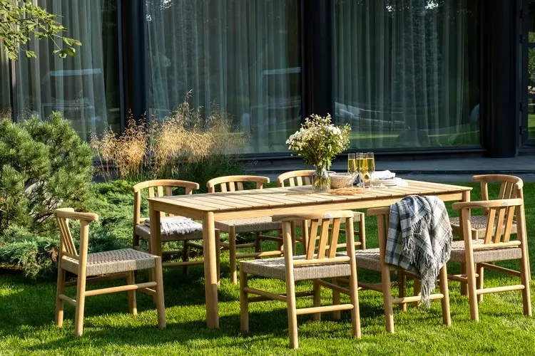 Обеденная группа из тика BUNGALOW Joygarden