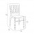 Стул пластиковый Opera белый Garden